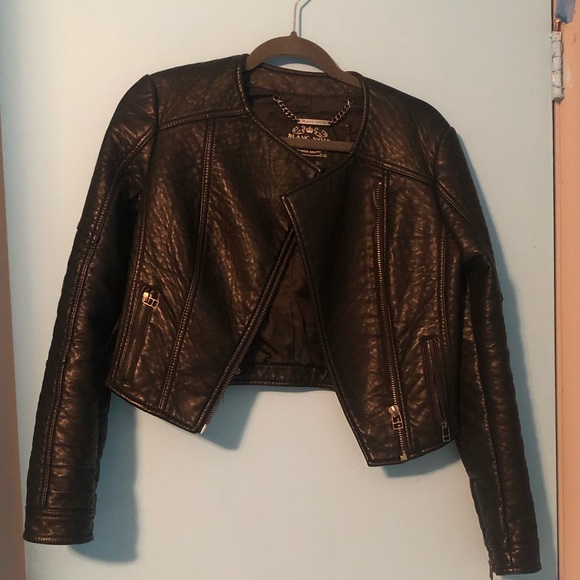 Black leather jacket - Picture 1 of 1